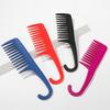 Anti-Static Hair Comb Hairdressing Brushes With Hanger Shower Detangler Large Wide Tooth Comb Professional Salon Makeup 1PC