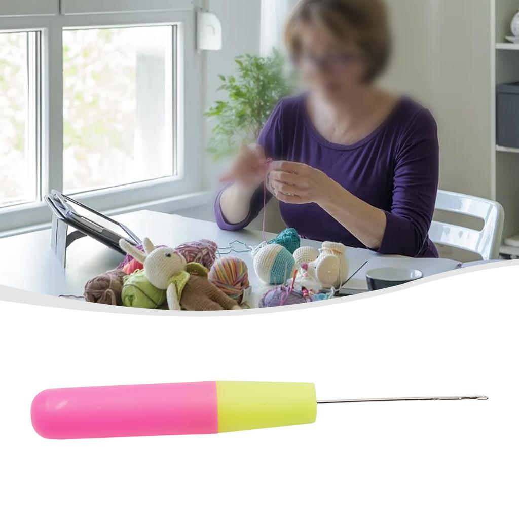 1PC Home Knitting Tools Carpet Crochet Handmade Design Tool Knitting Hair Extensions Styling Carpets Repair Tools Braid Craft