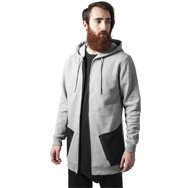 

Urban Classics Long Pead Zip свитшот S