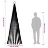 LED Christmas Tree 475 Cold White LEDs 247 Cm