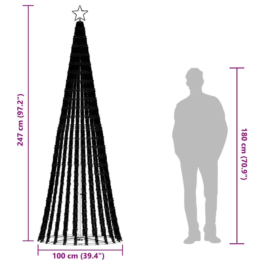 LED Christmas Tree 475 Cold White LEDs 247 Cm
