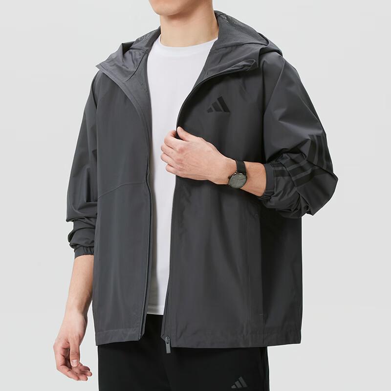adidas Breathable Hooded Zipper Long Sleeve Jacket Men Jackets KE0272