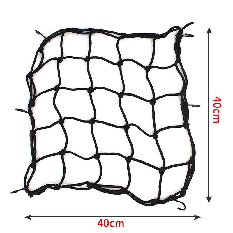 Motorcycle Helmet Net Mesh Web Cargo Luggage Net Elastic Bungee Cord Bike Moto Accessories Hold Down Fuel Tank String Bag