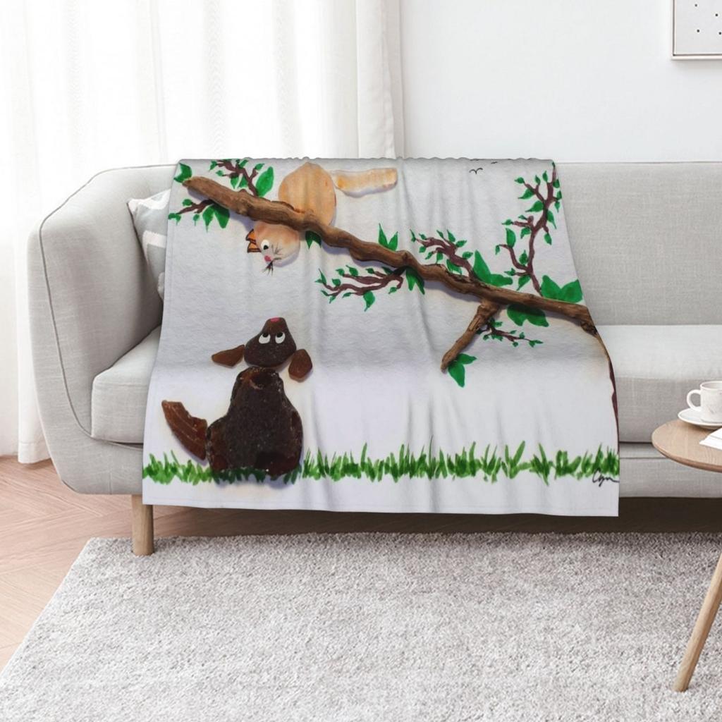Got You Treed Throw Blanket Tourist Flannel Thermals For Travel Sofas Quilt Loose Blankets