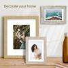 An&He 8x10 Picture Frames, Rustic Vintage Photo Frame with HD Plastic Cover, for Wall Hanging or Tabletop Display, Excellent Decorative Artwork (OW)