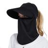 Summer Women Neck Cover Hat Lady Wide Brim Sun Cap Anti UV Foldable Female Casual Outdoor Sport Hiking Ponytail Hat