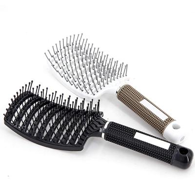 Spazzole Massaggianti Districanti per Capelli Donne Pettine Magico Massaggiante per Cuoio Capelluto Asciugatura Rapida Capelli Lisci Strumenti Professionali per lo Styling dei Capelli