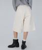 CHICKS Bermuda Wide Cotton Pants Ivory