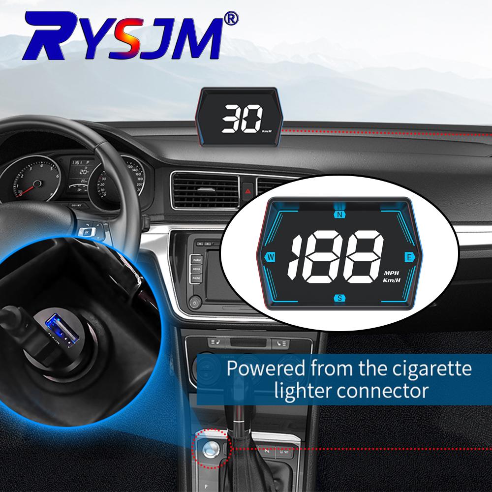 G20 High-Definition Car Head-Up Display Speedometer with HD Driving Projection Switchable KM/H MPH GPS HUD G20