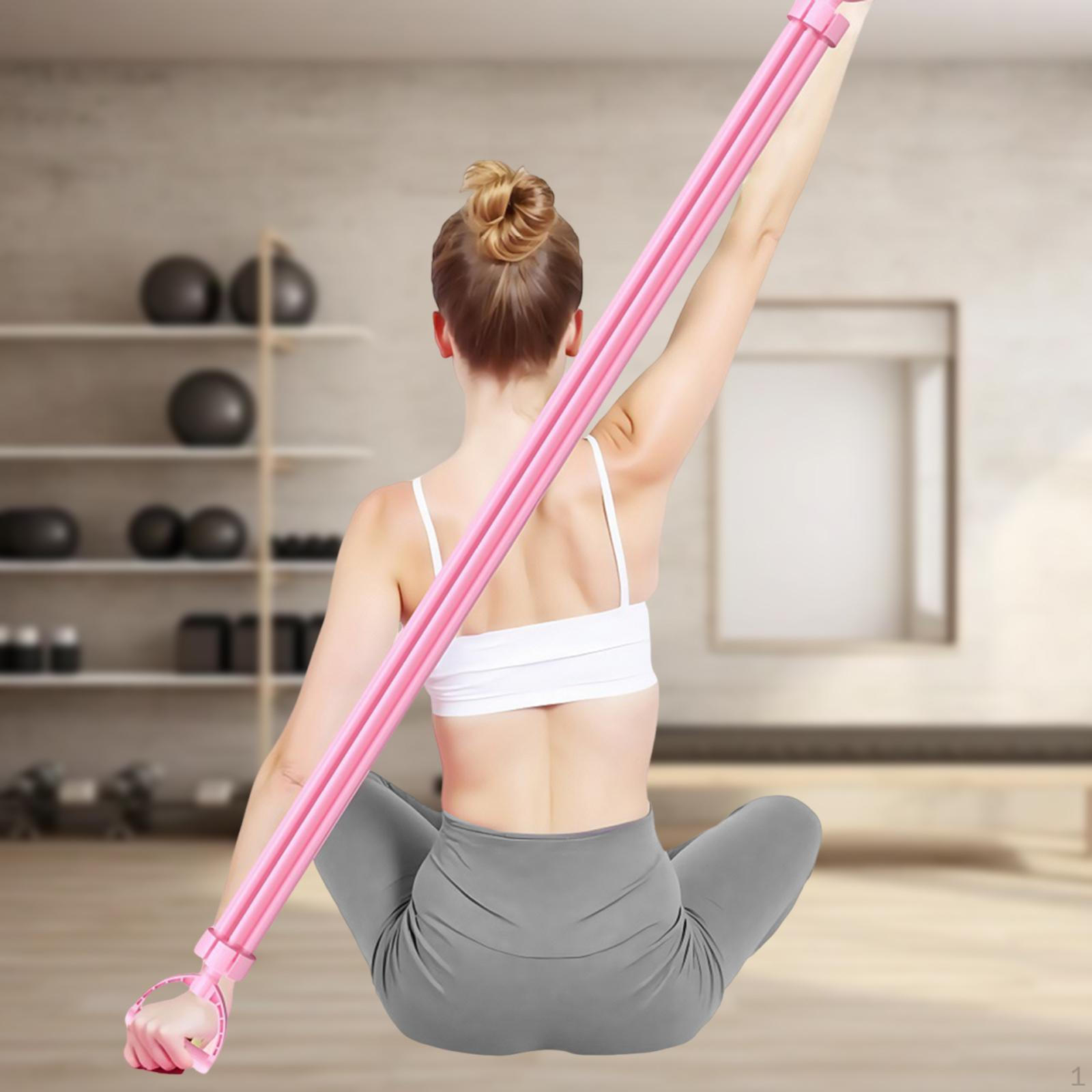 

Resistance Band Elastic Rope Nonslip Grip Chest Fitness Tool Stretcher Stretch Pulling розовый
