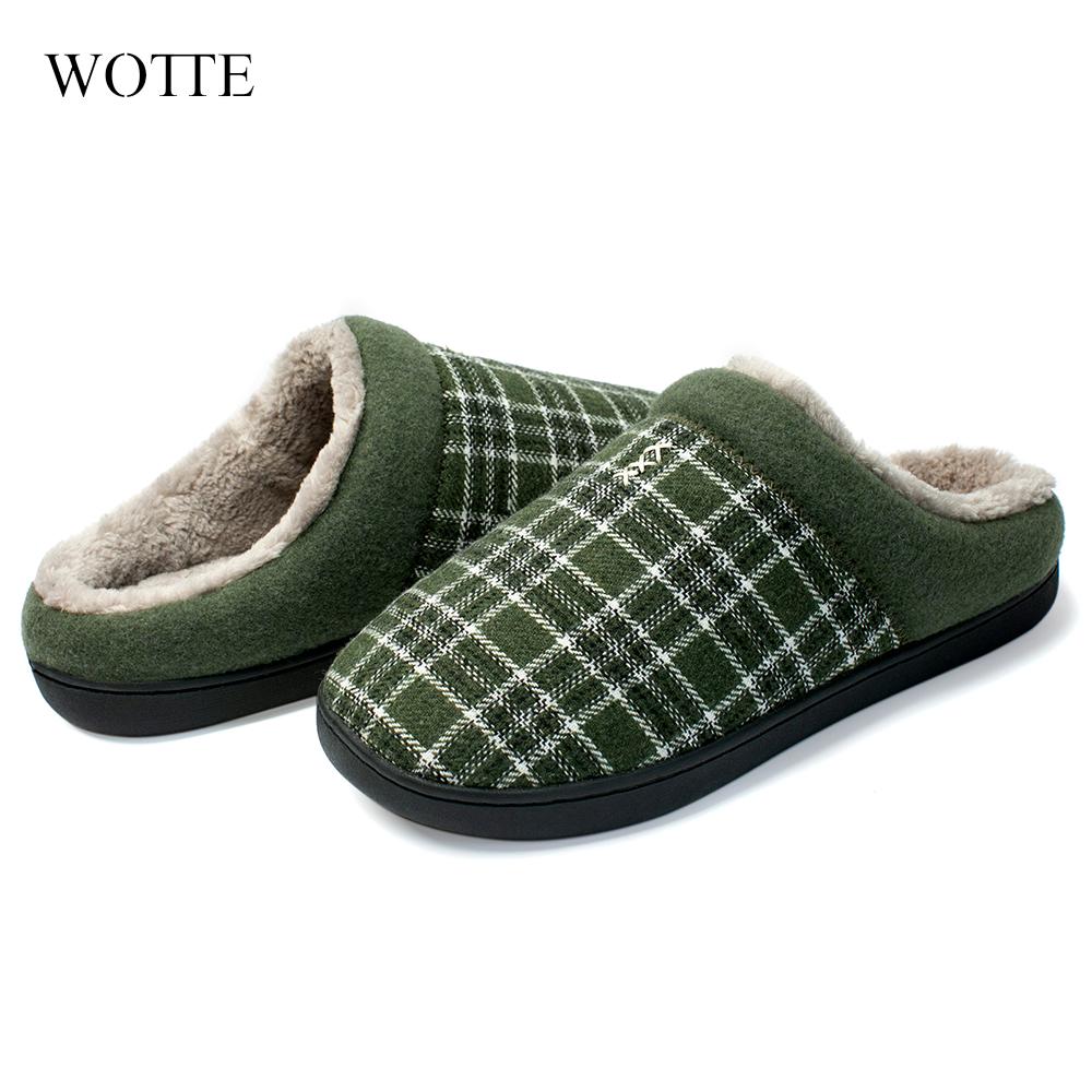 Fashion Lazy Cotton Slippers Men Winter Outdoor Men Shoes Keep Warm Cold-Proof Casual Shoes Men Plush Warm Man Footwear Big Size 4950