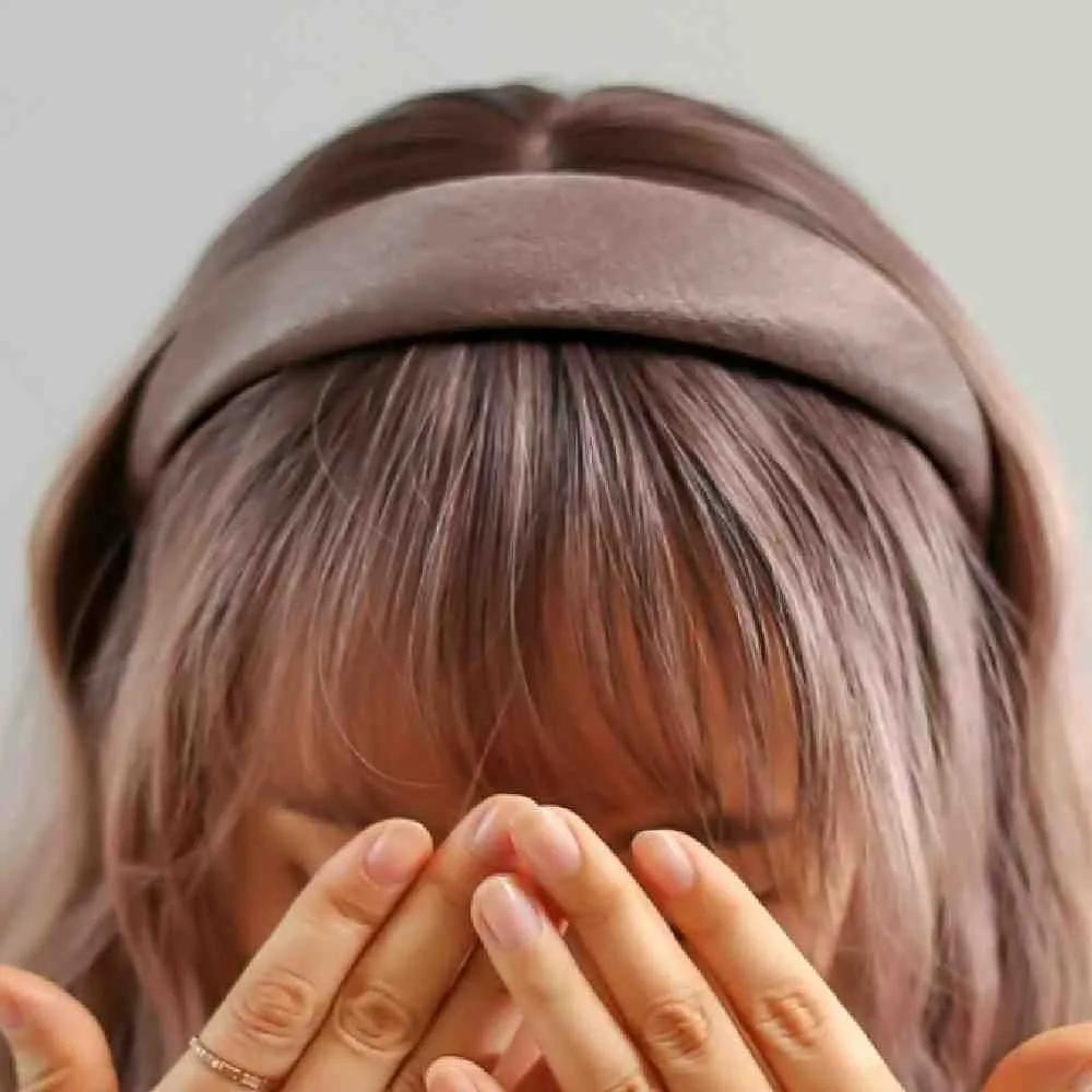 Topmall Pearl Volume Headband Cocoa Women s Headband Hair Accessory Volume Headband