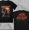 Powerwolf Metal Rock Band Music Tour Unisex T-Shirt Gift For All Fans S-3XL