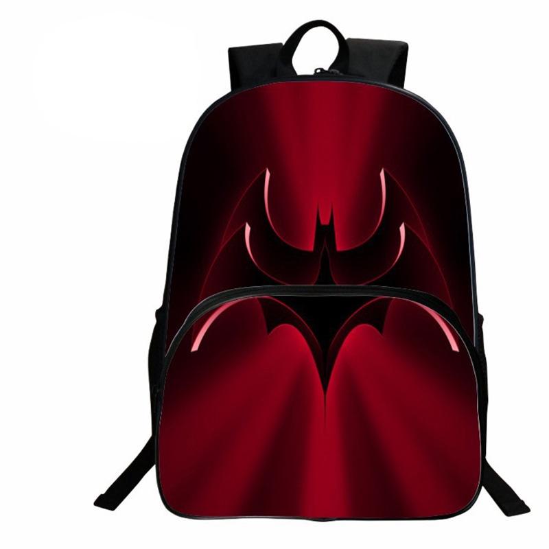 Stylish Cartoon Print Softback Fashion Super Hero Backpack For Kids