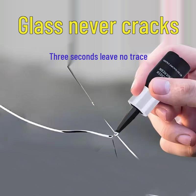 Pencereler ve Aynalar için İz Bırakmayan Cam Onarım Sıvısı [Telefon Ekranları için Değildir]