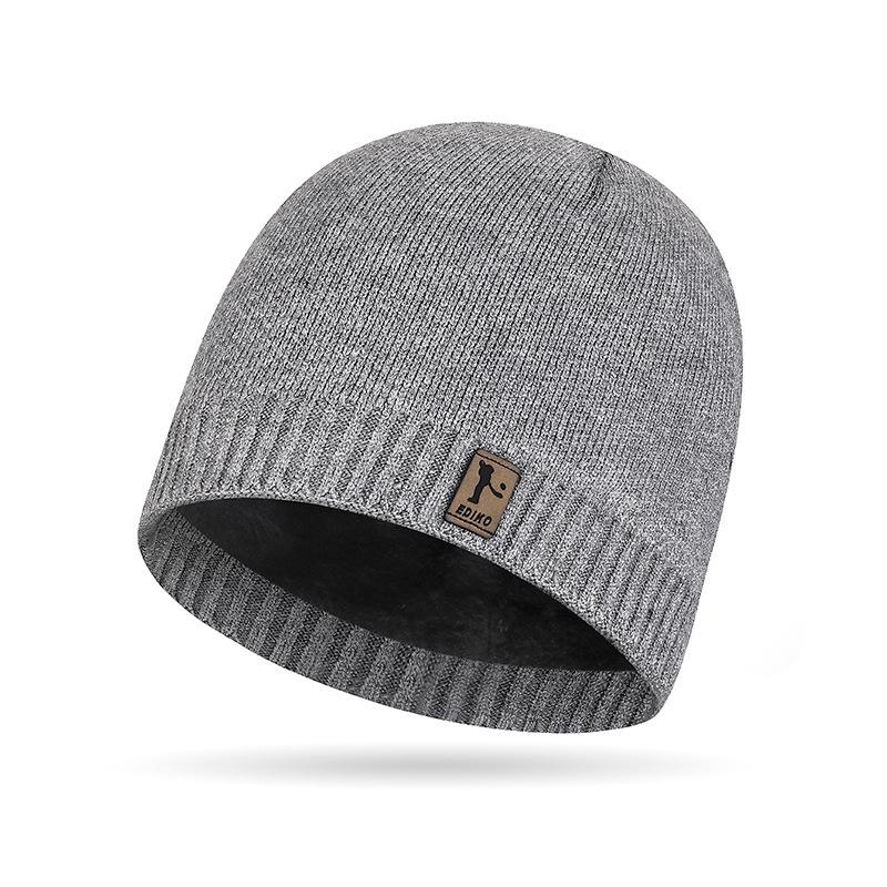 Korean Style Trendy Knit Beanie - Velvet Warm Winter Outdoor Casual Hat