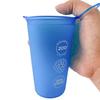 Squeeze Outdoor Sport Water Bottle Foldable Sports Water Cup 200ml Soft Drinking Cup for Outdoor Sports Marathons Cycling