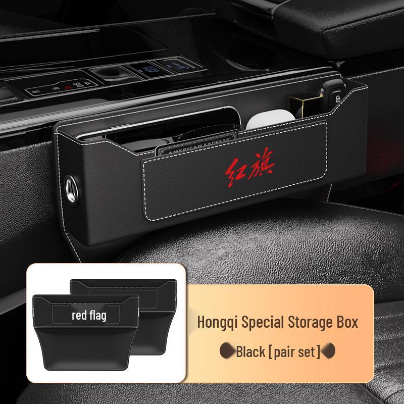 Compatible with Hongqi HS5/HS3/HS7/H5/H6/H7/H9 Car Seat Gap Storage Box
