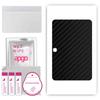 apgo Protective Skin Sticker for the Back Compatible with Samsung Galaxy Tab Advanced2, Wrap Film, Foil, Vinyl - Pattern Carbon Black