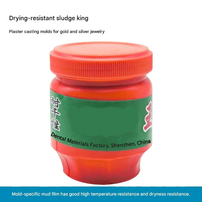 Plaster Based Jewelry Molding Clay for Detailed Shaping and Casting Practice, One Jar Material for Gold Silver Jewelry Model Making