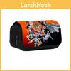 Sac de Rangement Double Couche pour Papeterie Motif Son Goku Dragon Ball Pour Étudiants et Usage de Bureau