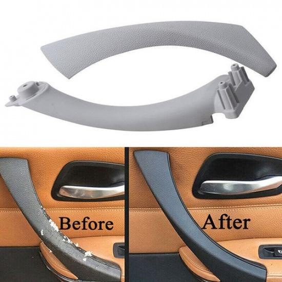 For BMW E90 328i 325i  Left Side Inner Outer Door Panel Handle Pull Trim Cover