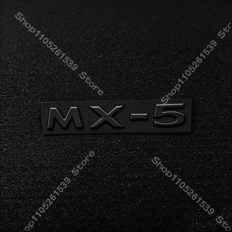 For MAZDA MX5ND 2015-2016 2017 2024 2025 2026  Front Grille Trunk Steering Wheel Emblem Decorate Sticker MX5 Logo Accessories FF17