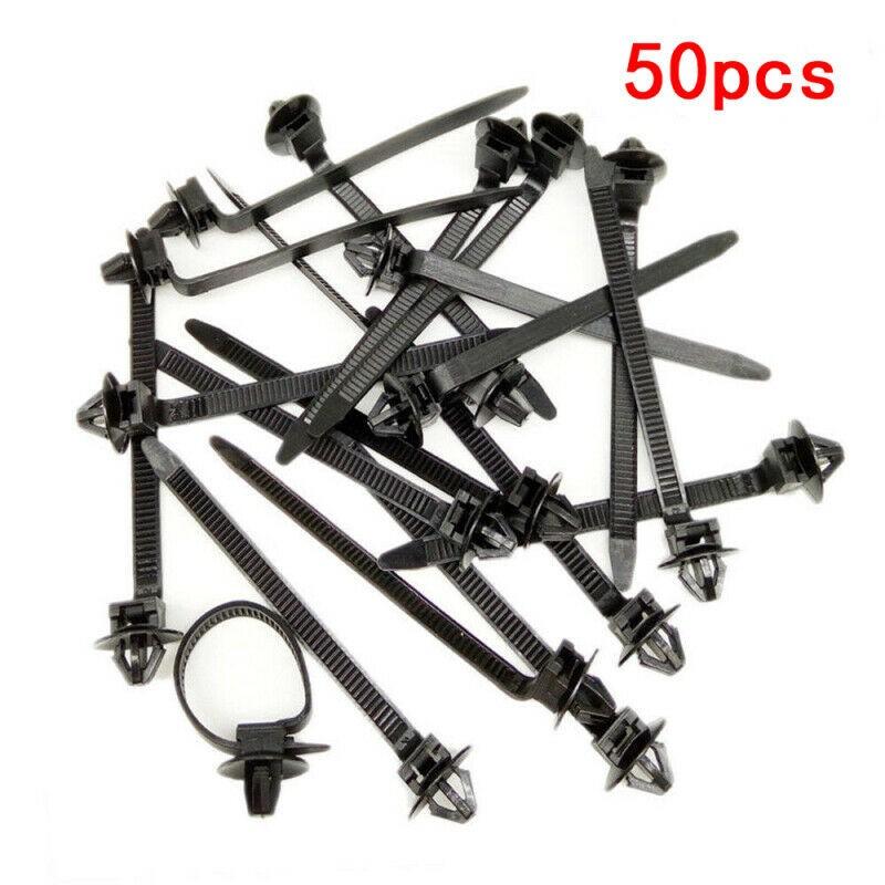 

Cable Cable Ties Hose Zip Strap Black 80mm*5mm Parts 50pcs Accessories Tool