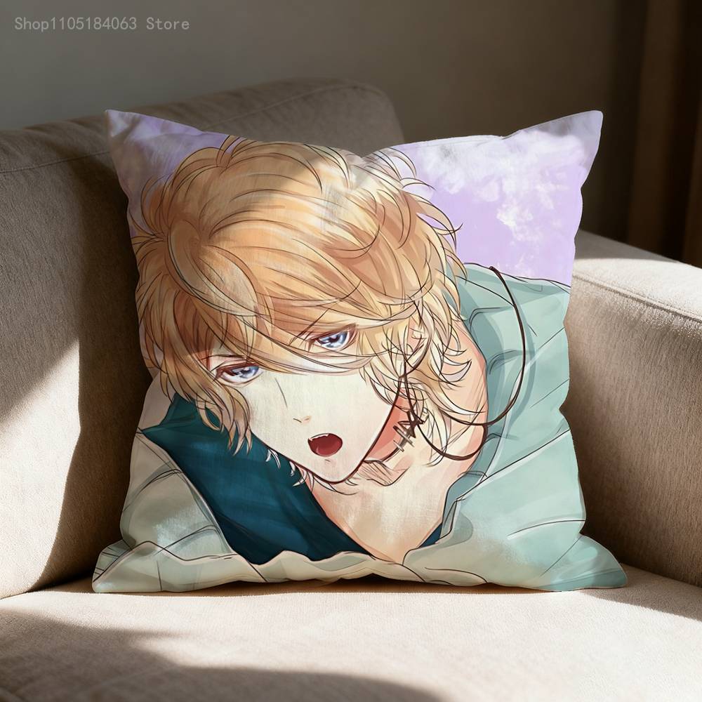 Шу Сакамаки D-Diabolik Lovers Наволочки Спальня Гостиная Диван Домашний Декор Полиэстер Наволочка на Подушку с Молнией 30cmx30cm