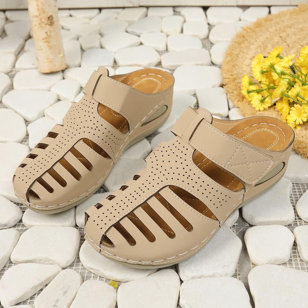 2025 Women Bohemian Style Summer Shoes for Women Summer Sandals with Heels Gladiator Sandalias Mujer Elegant Wedges Shoes