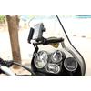 Black "GPS Phone Stand Mount Black" Fit for Royal Enfield Himalayan 411 BS6