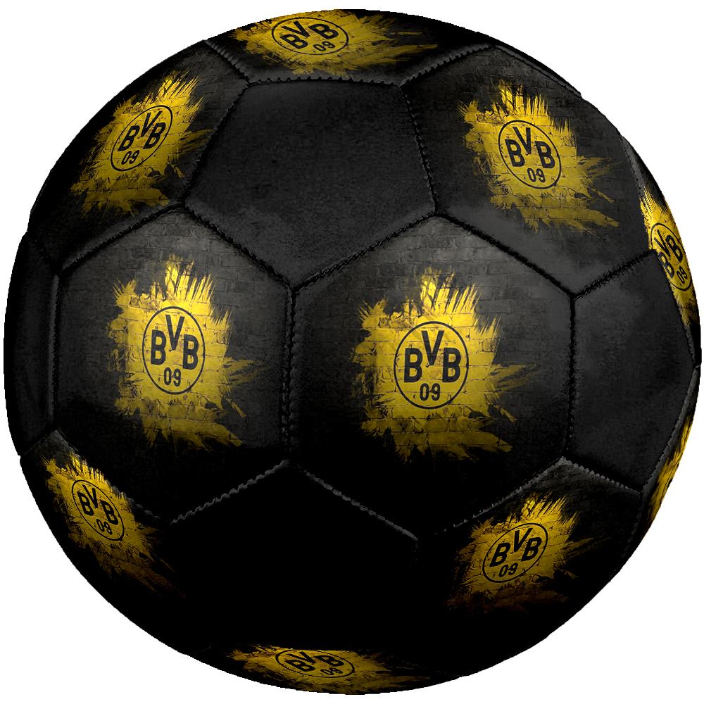 Pallone da Calcio Borussia Dortmund, colorato, adatto a tutte le età, cucito a macchina, materiale PVC, qualità da competizione, resistente e ad alto rimbalzo