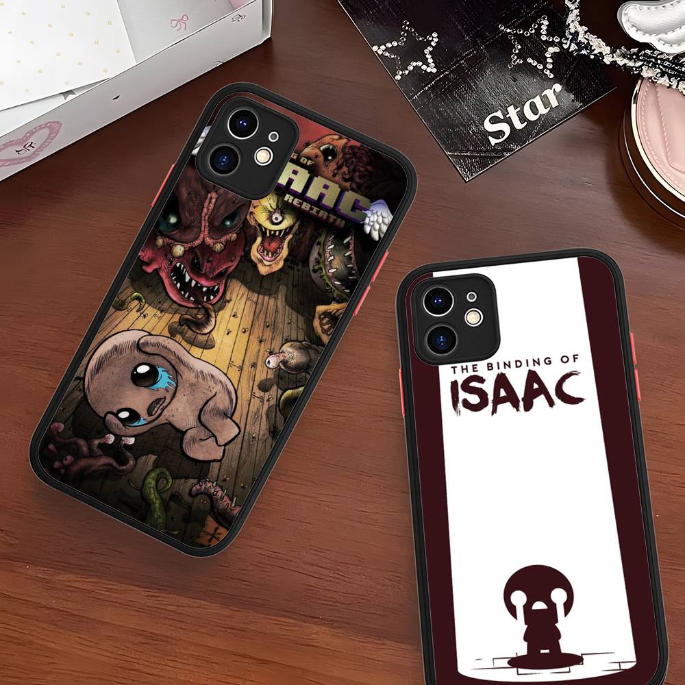 Classic Game The Binding Of Isaac Phone Case For IPhone 11 12 13 14 15 16 Pro Plus X XS MAX Matte Bumper Shockproof Cover