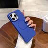 Frosted skin case 16E is suitable for Apple 16promax mobile phone case 15pro fine ring magnetic suction tpu protective case.