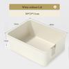 1/10/15 Grid Plastic Underwear Storage Box with Dust-Proof Lid Socks Bra Closet Drawer Organizer Container for Wardrobe Bedroom