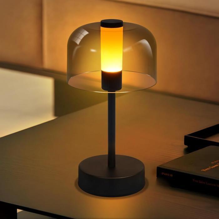 Lampe de table LED - NETTLIFE - Tactile rechargeable - 1800–6500K - Sans fil USB‑C - Intensité variable