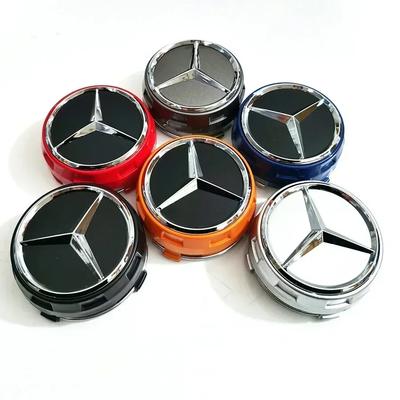 C200 E200 Nuovo 2025 Per Mercedes Benz 4pz/set Tappo mozzo ruota 75mm Tappo mozzo alto Per Mercedes Benz A45 CLA45 C63 GLA45Edition1 Alto