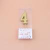 Golden Number Candles 0-9 Birthday Cake Candles High Quality Local Gold Number Candles
