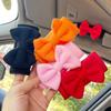 1Pc Car Interior Roof Holder Bow Plush Cover Auto Interior Trim Protection
