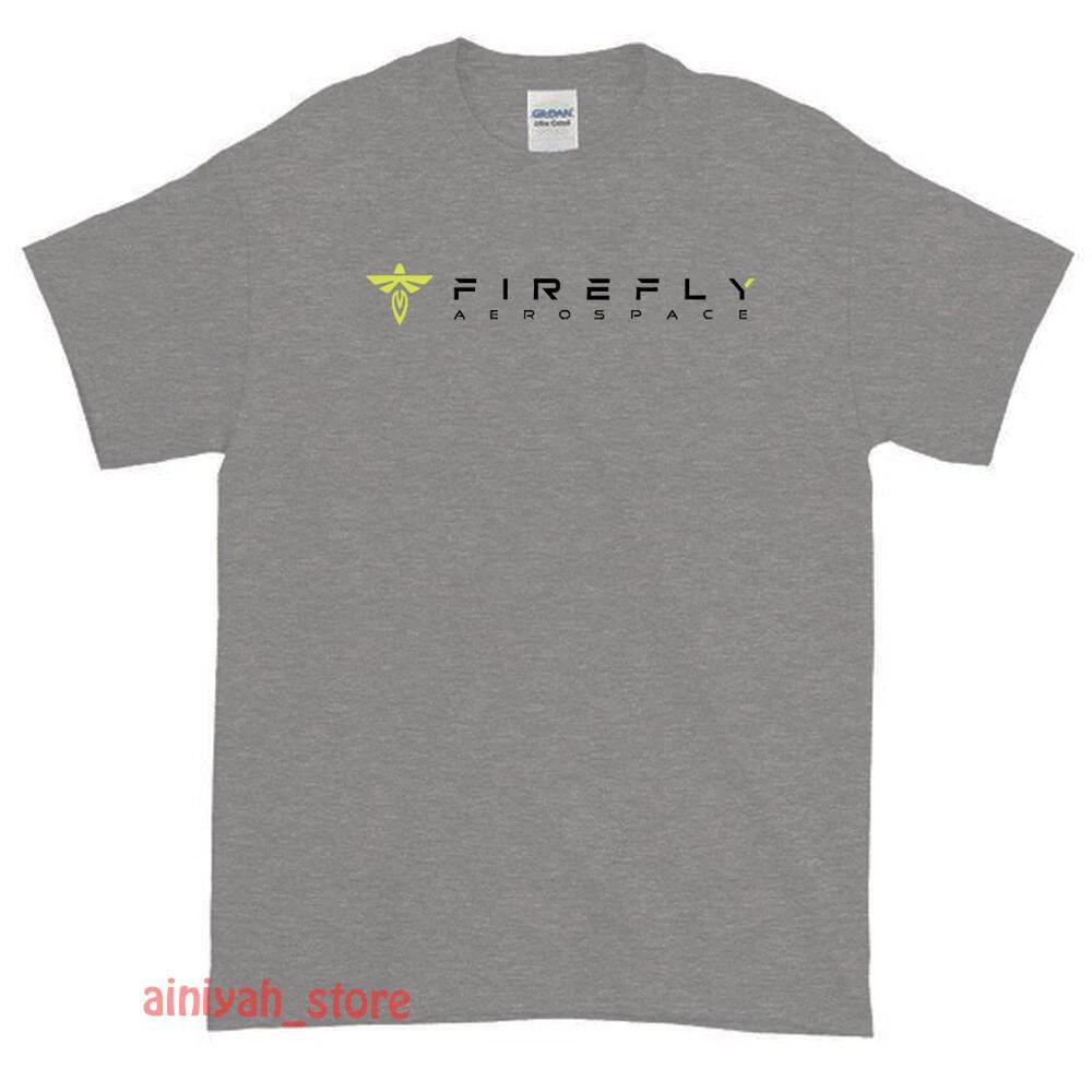 New Firefly Aerospace Logo Men s Funny T shirt USA Size S-XXL 4XL