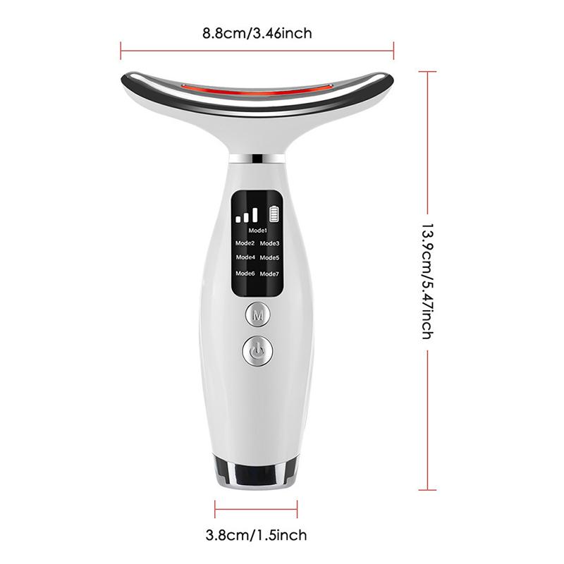 Neck Face Beauty Device Vibration Massage For Face And Neck Personal Ccare Skindion Home Use Beauty Device Face Lifting Machine