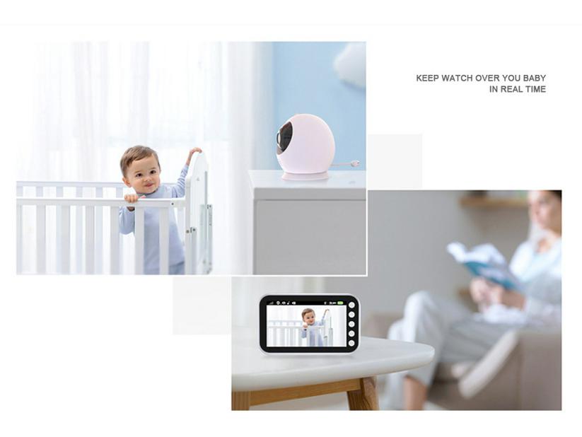 4.3-Inch HD Baby Monitor with Night Vision