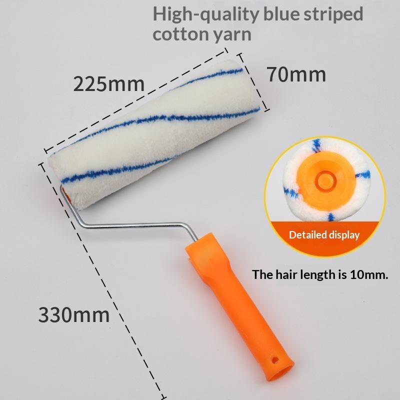 Paint Roller Brush Multiple Sizes High Density Lint Free Fabric Perfect For Home Wall Painting Diy Renovation Projects