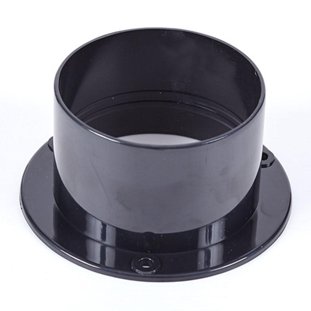 Round Shape Straight Pipe Wall-mounted 1PC 75mm ABS