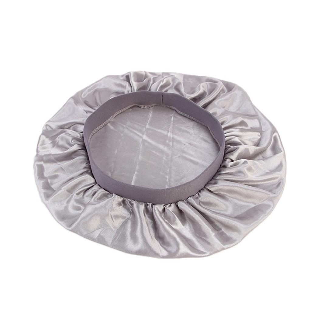 Polyester Nachtmütze Breiter Seitenelastischer Weiche Schlafmützen Haarwickel Accessoire