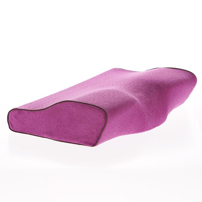 Butterfly Shaped Slow Rebound Memory Foam Pillow - Pure White Small 50x30 фиолетовый