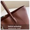 2024 Retro Large-Capacity Shoulder Tote: Casual Autumn/Winter Women's Pendant Bag