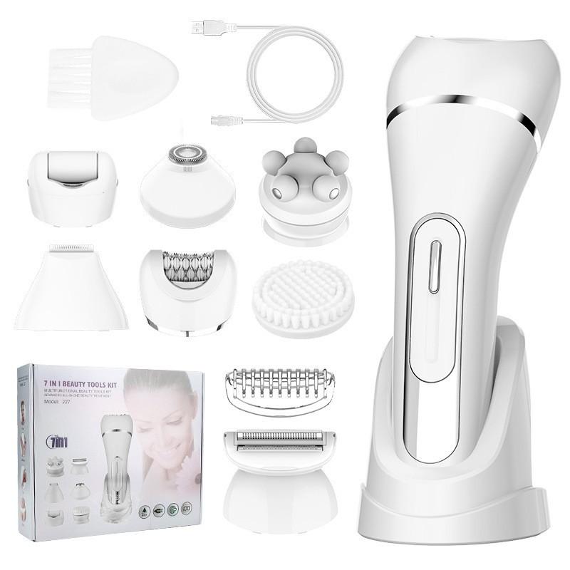 New Hair Clipper Ladies Shaving 7 in 1 Multifunctional Hair Removal Instrument Body Hair Removal Eyebrow Knife Private Shaving Knife