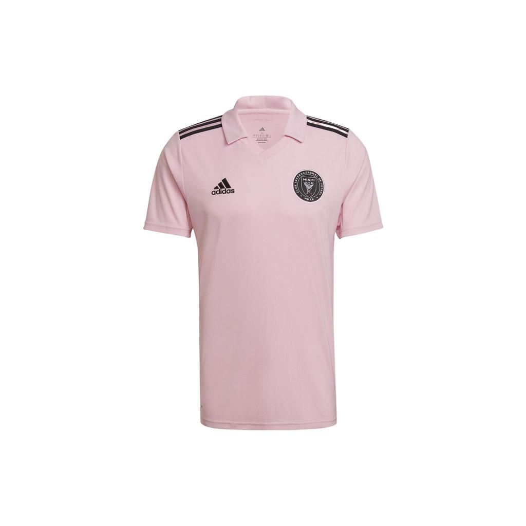 Adidas Miami Football Short Sleeve Jersey Men Tops Pink H47820
