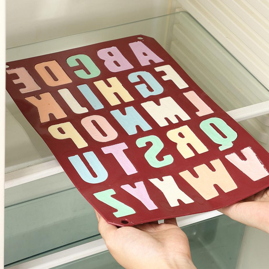 Silikon-Kuchenformen, Schokoladenformen, Silikon-Buchstabenformen, Kuchenbackutensilien, DIY-Backbleche